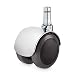 Produktbild 1x Set (5 Rollen) Hartbodenrollen für Vitra EA217 - Chrome