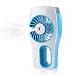 Produktbild Carryme Mini USB Ventilator Tragbarer Kühlung Handventilator Ventilatoren mit Luftbefeuchter Standventilator Tischventilatoren Akku Faltbarer Fan für Laptop Desk Haus Büro Outdoor Reisen (Blau)