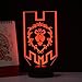 Produktbild Night Lights Visuell Falsch Lamp World Warcraft 3d-effekt-lichtleiter Phantom Taiwan Night Lights 7 Farbänderung Für Kinder Buling Christmas Gifts