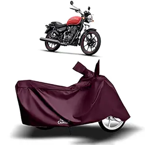 Cover Lab - Royal Enfield Thunderbird 350X New BS6 Water Resistant - Dust Proof - Full Bike Scooty Two Wheeler Body Cover for Royal Enfield Thunderbird 350X (Maroon)