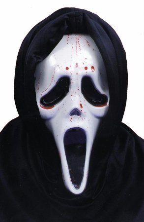 Blutende Scream Ghost Face Maske Halloween Horror Verkleidung Erwachsene