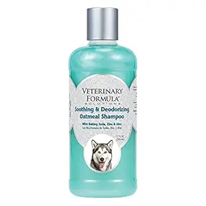 SynergyLabs Veterinary Formula Soothing and Deodorizing Oatmeal Shampoo with Baking Soda, Zinc and Aloe Vera;...