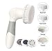 FLYMEI 7-in-1 Facial Body Ultra Brush Cleanser Scrub - Foot Callus Remover Pedicure Foot Care Kit - Waterproof Cordless - Skin Care Tool Set- SPA Cleansing System - Deep Cleansing and Exfoliation RS.2658.00