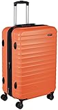 AmazonBasics Valise de voyage à roulettes pivotantes,  Orange brûlé, 68 cm