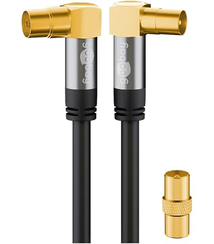 Cavo Tessile Klartext LUMIÈRE 10mt Per TV E LAN: Un Mix Di Stile E Praticità Per Antenna E Internet, Senza Rompere I Muri!