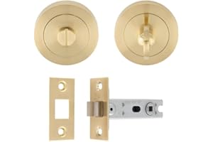 Carlisle Brass UDP/BATH30/SB Ulitmate Door Privacy Pack in Satin Brass Turn and Release