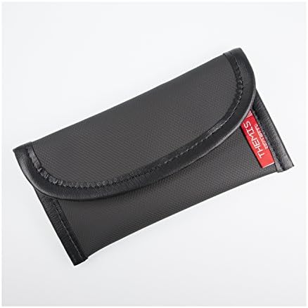 Themis Premium XL/Security GSM/LTE/RFID/NFC Shield – iPhone 4/S/5/S/High-Quality Nano Fabric, 2 Pockets, 2 Layers Flexible Shield, made in Germany Size 16,5 cm x 9 cm