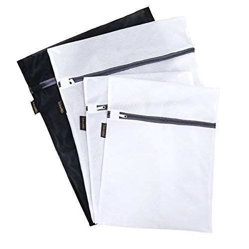 Tidinesslife Wäschenetz Wäschebeutel mit Reißvverschluss Wäschesack für Wäsche Large& Small - 2