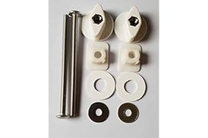 Toilet Seat Replacement Back Nuts Bottom Fixing Bolt, Screw Washers Kit By AAN®