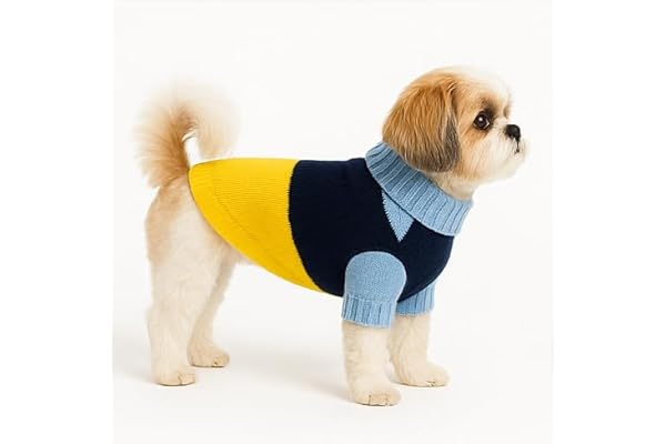 PetVogue Dog Clothes Dogs Sweater Soft Puppies Clothing Winter Puppy Sweaters Warm Outfit for Dogs Cat Apparel