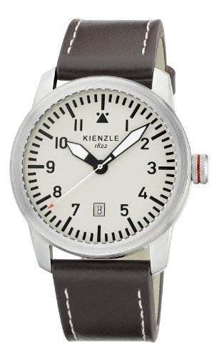 Kienzle Herren-Armbanduhr XL KIENZLE CORE Analog Quarz Leder K3081019061-00318 Kienzle Herren-Armbanduhr XL KIENZLE CORE Analog Quarz Leder K3081019061-00318