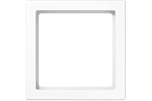 JUNG LS961Z5WW Marco Intermedio, Termoplástico, A Prueba de Golpes, Extrabrillante, Blanco Alpino