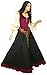 Produktbild Dark Dreams Gothic Mittelalter LARP Kleid Marketenderin, Farbe:schwarz/weinrot, Größe:M