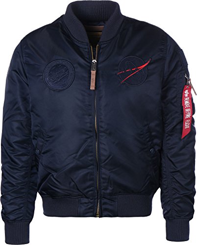 Alpha Industries MA-1 VF Nasa Bomberjacke all repl blue