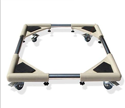 XIAOMEIXI Movable Machine Trolley Appliance Wheels Base Bracket Adjustable for Dryer, Washing Machine and Refrigerator