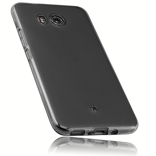 Preisvergleich Produktbild mumbi Schutzhülle für HTC U11 Hülle transparent schwarz