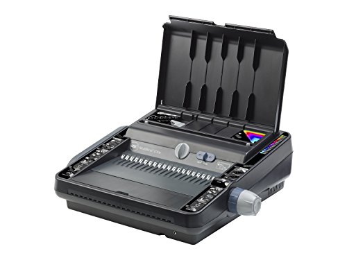 GBC MultiBind 230E Multifunctional Binder with Electric Punch (Bind Capacity up to 450 Comb Binding or 125 Wire Sheets, Punch Capacity up to 30 Sheets)