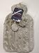 Luxurious Cosy Faux Fur Cover Hot Water Bottles with Pom Poms: 2 Litre Size (Mink)