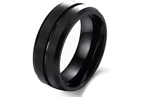 MEENAZ Rings for Men Black Mens couples gents friends unisex Boys Boyfriend heart beat Stainless Steel Stylish Valentine gifts proposal Couple band thumb Titanium Silver gold combo Finger Ring 102