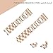 Produktbild TianranRT Edelstahl Stahl Diamant Armband Watch Ersatz Band Riemen Für Fitbit Ladung 3 (Roségold)