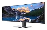 DELL U4919DW écran Plat de PC 124,5 cm (49') 4K Ultra HD LED Incurvé Argent - Écrans Plats de PC (124,5 cm (49'), 5120 x 1440 Pixels, 4K Ultra HD, LED, 8 ms, Argent)