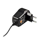 Tensión ajustable de 5V-15V. Polaridad: Interior-Positivo; Exterior-Negativo