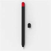 Nanospace Apple Pencil Pro i&ccedil;in Koruyucu Kaymaz Silikon Kılıfı &Ccedil;ift Renkli (&uuml;r&uuml;n Kalem Değildir) (siyah)