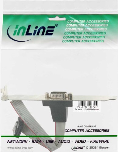 Diverse Serielles Einbaublech D-Sub9 0,6m - 2