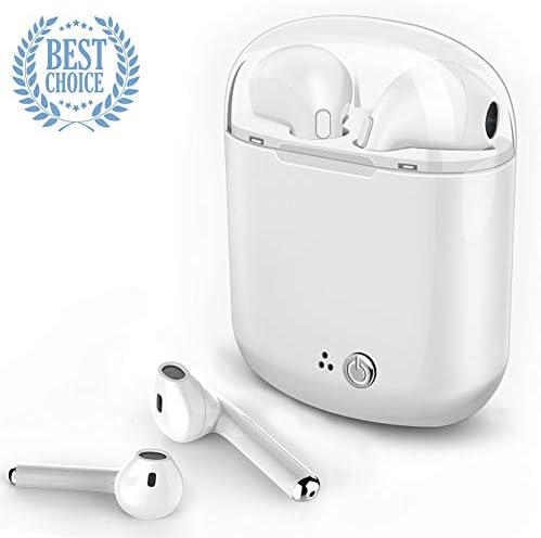 Bluetooth Earbuds,True Wireless Bluetooth Earphones Headset Bluetooth 4.2 InEar Headphones Earbuds Wireless Stereo In-ear Hands-Free Mic Integrated for Apple,Airpods,iPhone,iPad,Samsung,PC