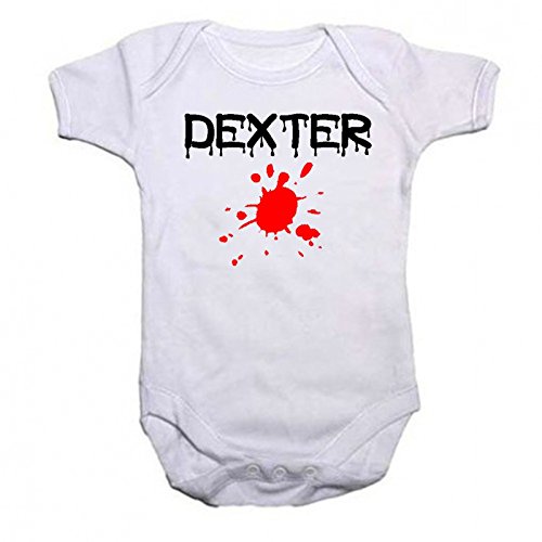 Baby Grow Novelty Body Suit Dexter Morgan Inspired Dexter Serial Killer (0-3)