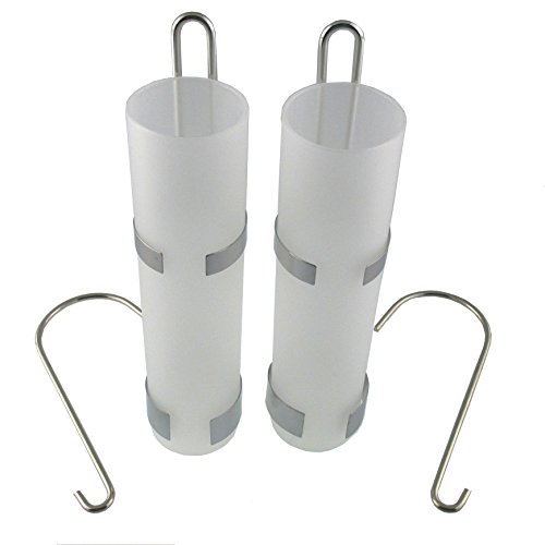 2er Set Luftbefeuchter Carat für Heizung aus Keramik – Wasserverdunster – für Heizkörper – Verdampfer in creme / weiss - 2