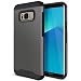 Produktbild Galaxy S8 Hülle, SHIELDON Doppelschichte dünne Schutzhülle, [Lifetime Garantie] verbindet weiche Silikon TPU mit harter PC Schale, S8 Stoßfest Handyhülle, Tasche Case Cover für Samsung Galaxy S8 (5,8 Zoll), 2017 [Mountain Series], Metallfarbe grau