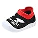 Produktbild Deloito Babyschuhe Kleinkind Sportschuhe Kinder Schuhe Mädchen Jungen Freizeit Socken Sneaker Netzschuhe Fliegende Weben Mesh Turnschuhe (Schwarz,21 EU)