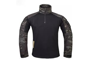 EMERSONGEAR Männer Taktik-Hemd, Gen3 Airsoft Kampfarmee Paintball Schnelltrocknender Langärmliger BDU-T-Shirt-Oberteil