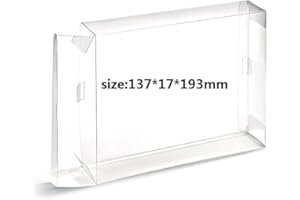 RUITROLIKER 10Pcs Funda CIB Protector Box Compatible para PS2 NGC Wii Wii U XBOX XBOX360 de Cartucho de Juegos