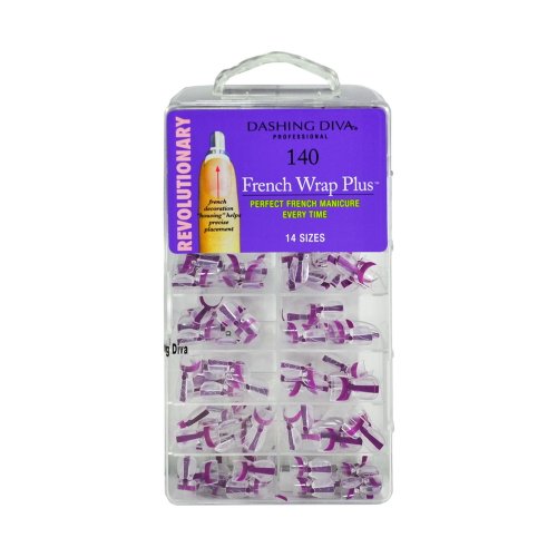 Dashing Diva - French Wrap Plus Colors - THIN - Permanent Violet - 140ct