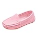 Produktbild Unisex-Kinder Weiches Leder Halbschuhe Sannysis Kinder Kind Jungen Mädchen Solide Leder Sport Faul Sneaker Casual Bootsschuhe (25, Rosa)