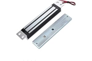 HAKEETA Serrure magnétique électrique,Verrou Électronique DC12V 280kg / 600Lbs,Contrôle d'accès Électronique Métal Verrou de Porte,pour Le système de contrôle d'accès de Porte,Mode sûr de NC de Serrure