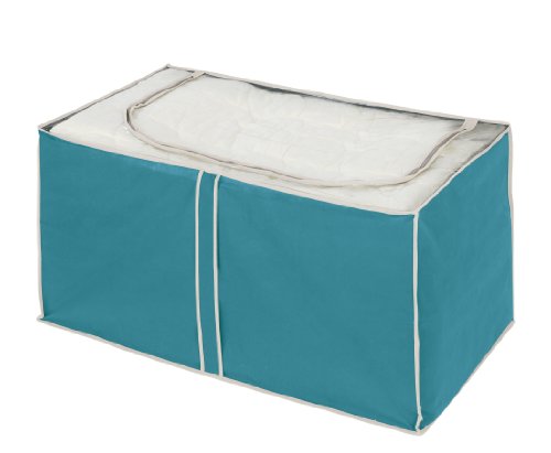 WENKO 4400056100 Jumbo-Box Breeze, 100 % Polypropylen, 91 x 48 x 53 cm, Petrol