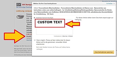 100 Personalisierte Wäscheetiketten – Wäscheetiketten mit Namen zum einbügeln 100 Stück- Namensticker aus bedrucktem cotton zum selbst Aufbügeln – fur Schulkleidung/Kleidung/Kleidungsetiketten, Namensstreifen für Kinder, neue Namensetiketten zum Aufkleben, KEIN AUFBÜGELN/EINNÄHEN/BESCHRIFTEN, selbstklebendes Kunststoffetikett für Schulkleidung – 100 Stück - 5