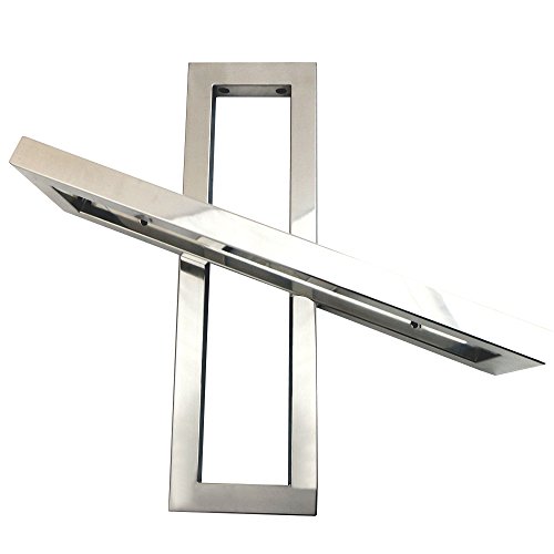 Burgtal 17863 1 Stck. Waschbecken Konsolenhalterung Regalhalterung Wandhalterung Edelstahl Hochglanz poliert 500mm - 3