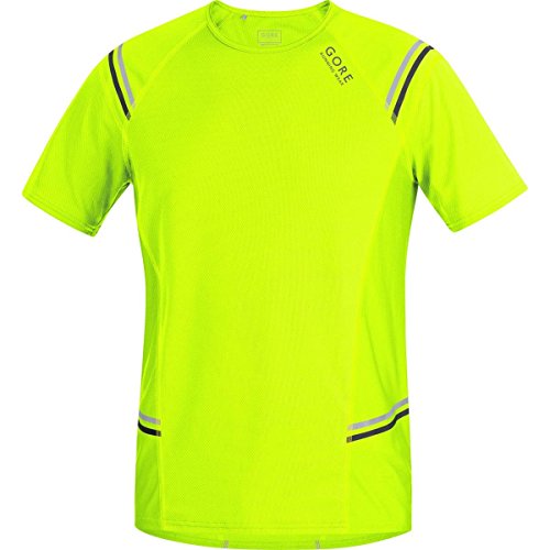 GORE RUNNING WEAR Herren Kurzarm-Laufshirt, Super Leicht, GORE Selected Fabrics, MYTHOS 6.0 Shirt, Größe S, Rot, SMYTHM