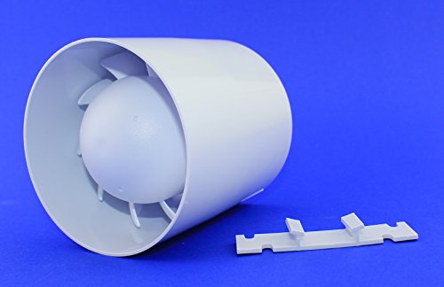 Kanal Rohrventilator Rohreinschub Einschublüfter Abluft Zuluft Lüfter Rohr Ventilator leise aRc Ø 100 mm 10 cm Rohrlüfter Rohreinschubventilator Kanallüfter Badlüfter - 2