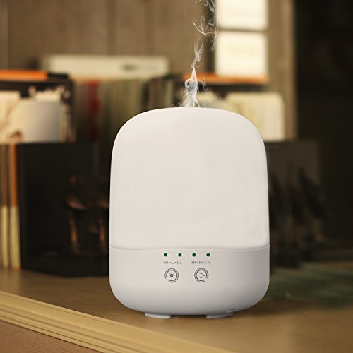 amzdeal Aroma Diffuser Ultraschall Luftbefeuchter 7 Farbwechsler Duftzerstäuber 300ml - 5