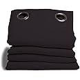 moondream HM6902047 Noise insulation/Blackout/Thermal Curtain 145 x 260 cm Cotton, Cotton, black,40cm x 27cm x 13cm