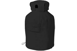 Almabner Propane Tank Cover Fits 20-Pound,Outdoor Waterproof Oxford Cloth Garden Gas Bottle Cover,UV and Weather Resistant Propane Gas Tank Cover with Storage Pocket