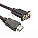 Produktbild Cyond HDMI auf VGA Kabel, 1.5 m, 1080 P, HDMI-Stecker auf VGA-Stecker, D-Sub, 15-polig, Übertragungskabel ohne Konvertierungsfunktion (1.5m)