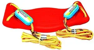 GOSLING Plastic Small Swing (Red) with Long Size Rope and Bukkel