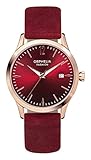 Orphelia Fashion Damen-Armbanduhr Suede Analog Quarz mit Leder Armband