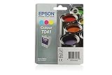 Seiko-Precision CDP 2500 Photo - Original Epson C13T04104010 / T041 / Stylus C62 Color Tinte - 300 pages